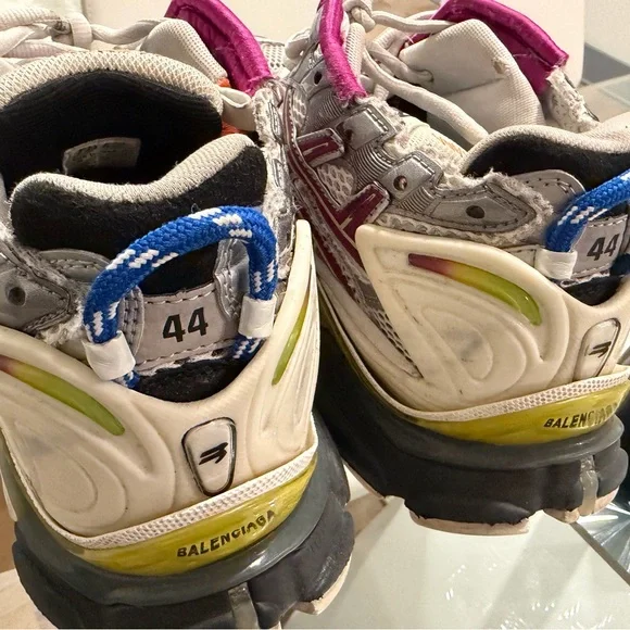 Balenciaga Pink and Orange Sneakers